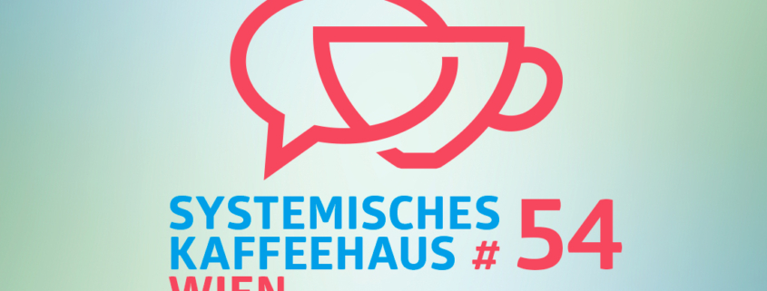 Logo des vierundfünfzigsten Systemischen Kaffeehauses Wien