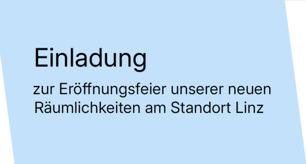 Einladung Eröffnung